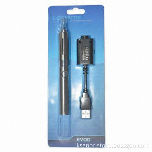 Blister Evod Electronic Cigarette Starter Kit with 650/900/1,100mAh Battery Capacity